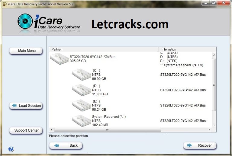 icare data recovery cracked