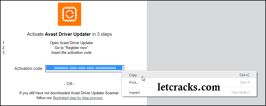 avast driver updater registration key crack