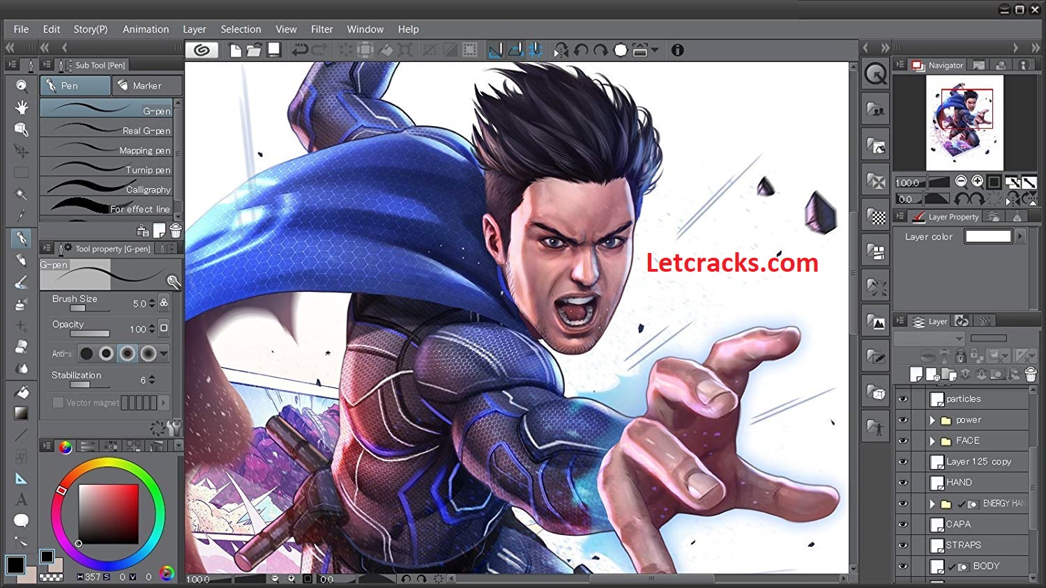 line stabilizer manga studio mac 5 ex