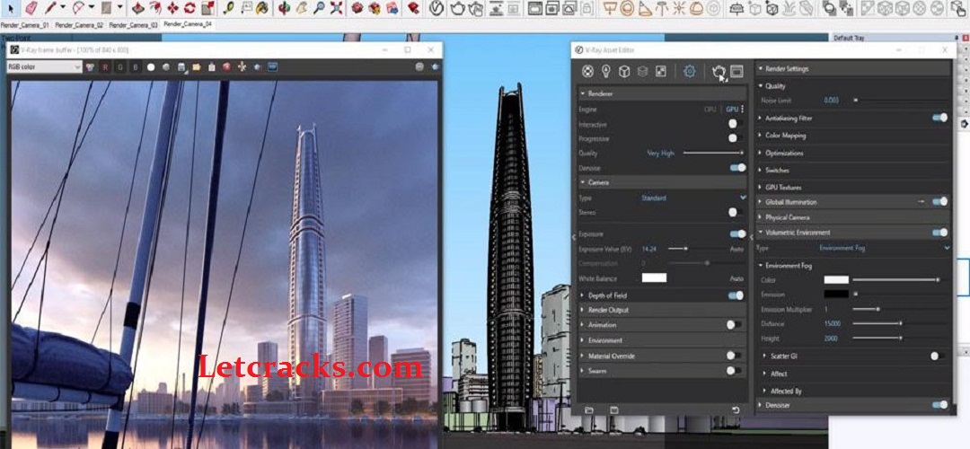 VRay 6.10.08 Crack For SketchUp 2024 Free Download