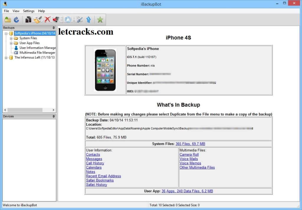 iBackupBot Crack