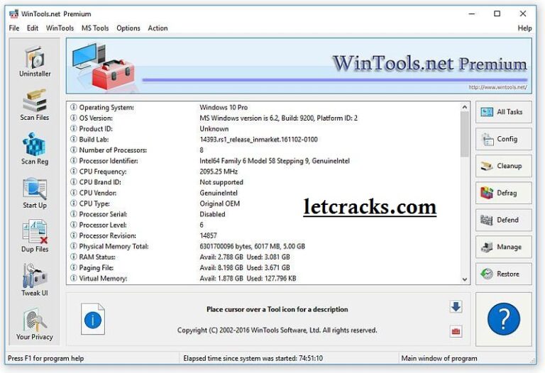 WinTools net Premium 23.8.1 instal
